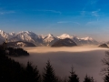 Schloss Neuschwanstein im Nebel